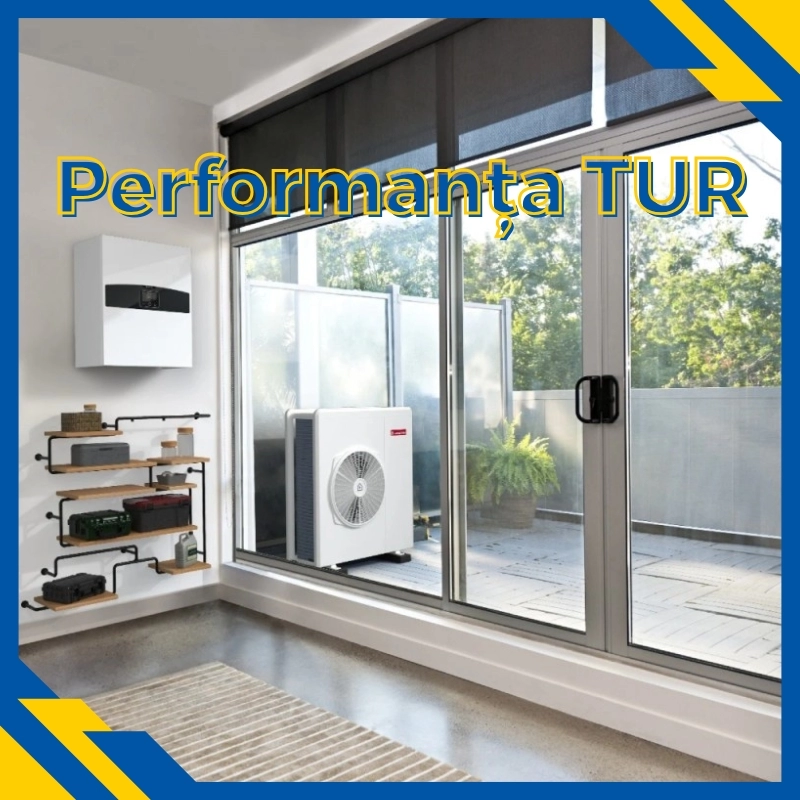 Cum afecteaza temperatura de tur performanta unei pompe de caldura aer-apa?