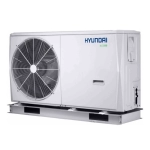 Pompa de caldura aer-apa monobloc Hyundai HYHC-V6W/D2N8-B, 6 kW, monofazata, cu booster electric 3 kW, clasa energetica A+++